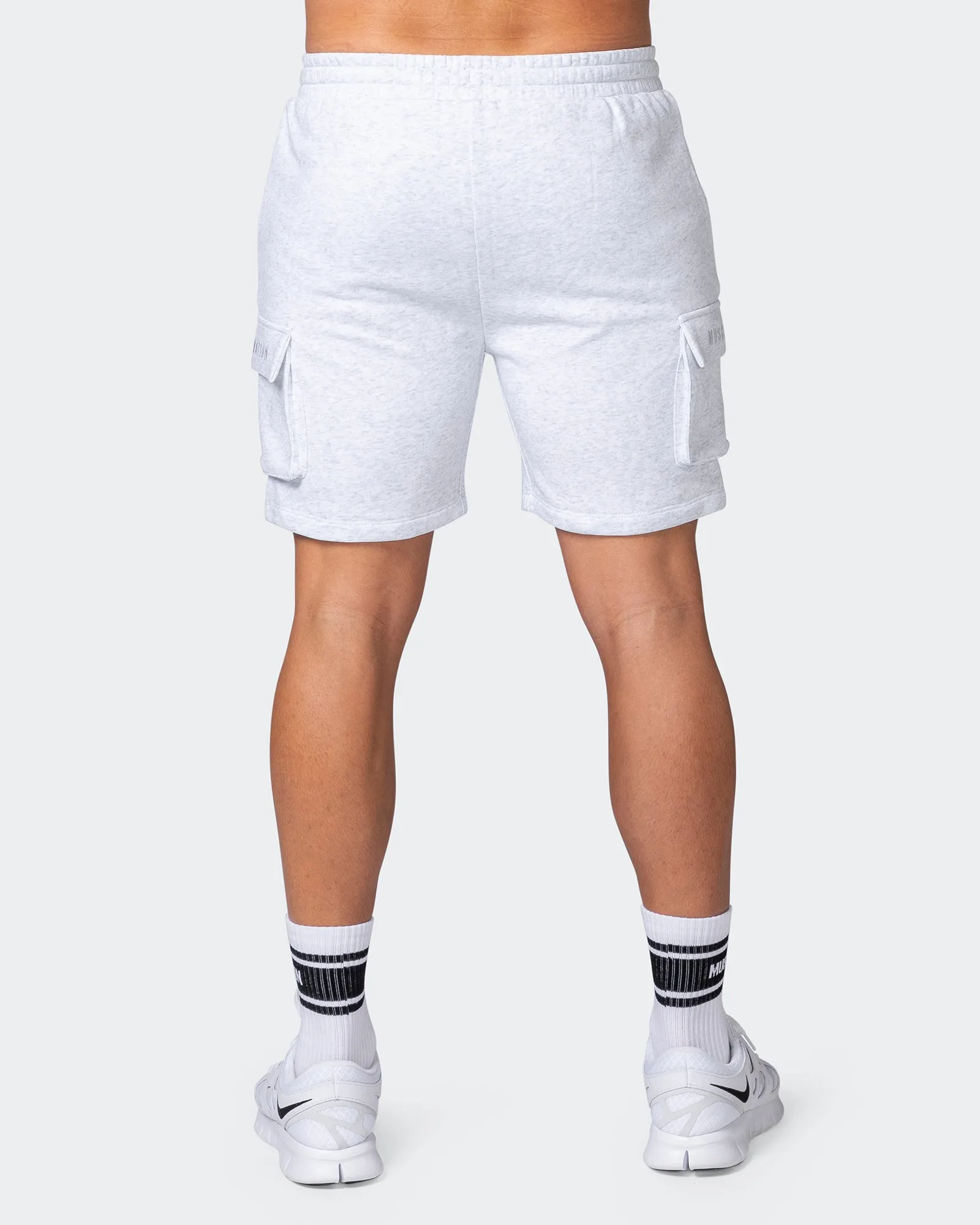 Cargo Shorts - White Marl