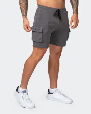 Cargo Vintage Shorts - Washed Charcoal