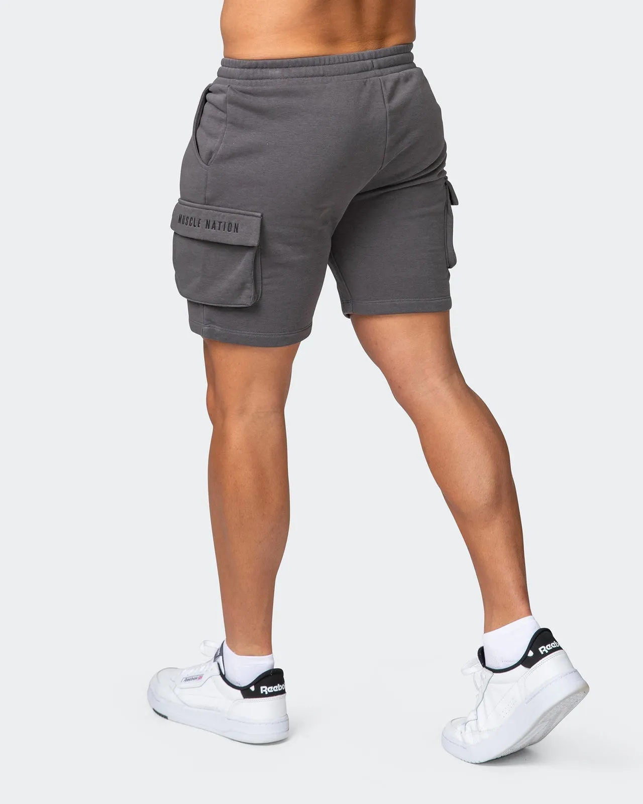 Cargo Vintage Shorts - Washed Charcoal