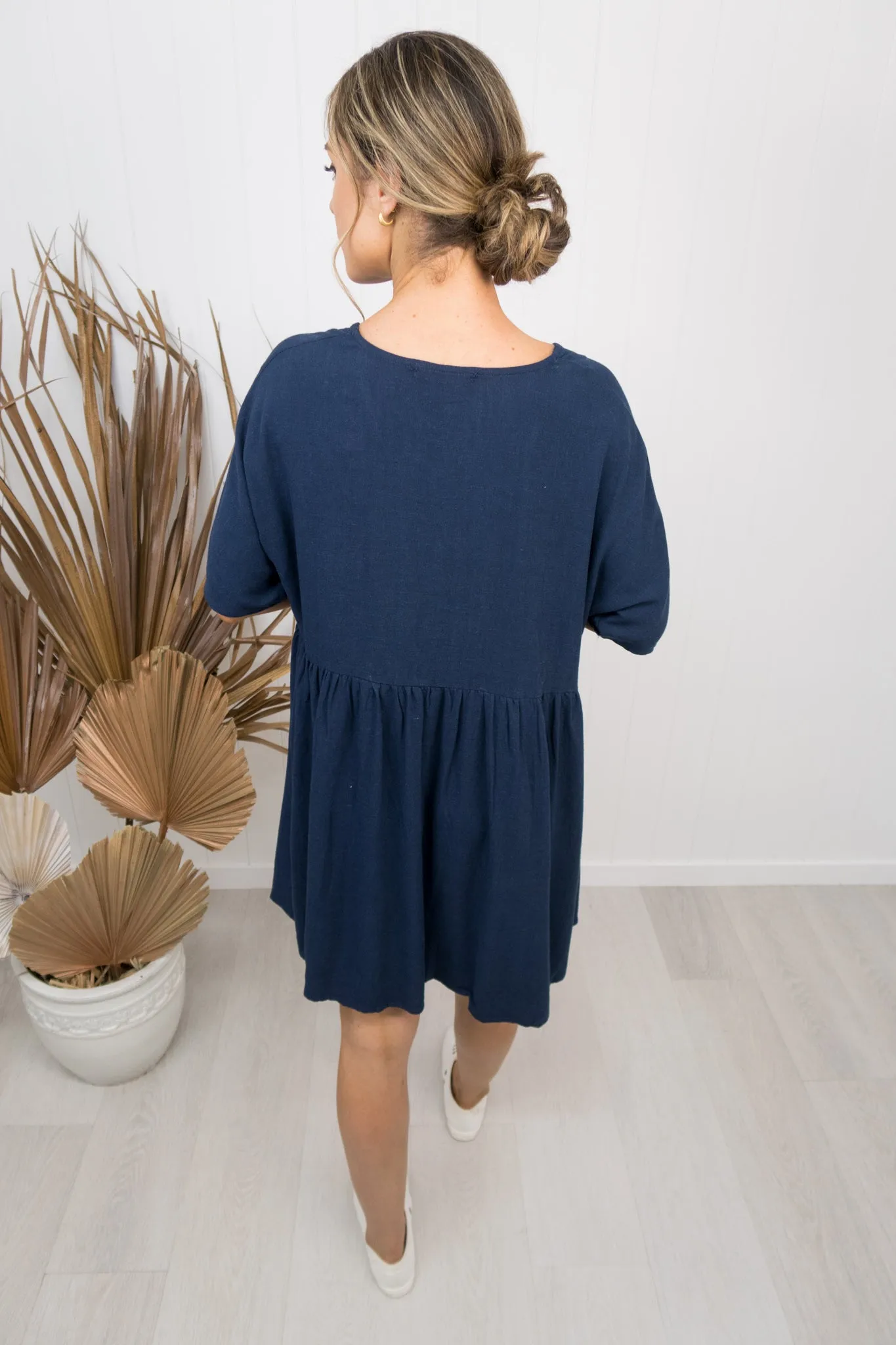 Cassidy Dress -Navy