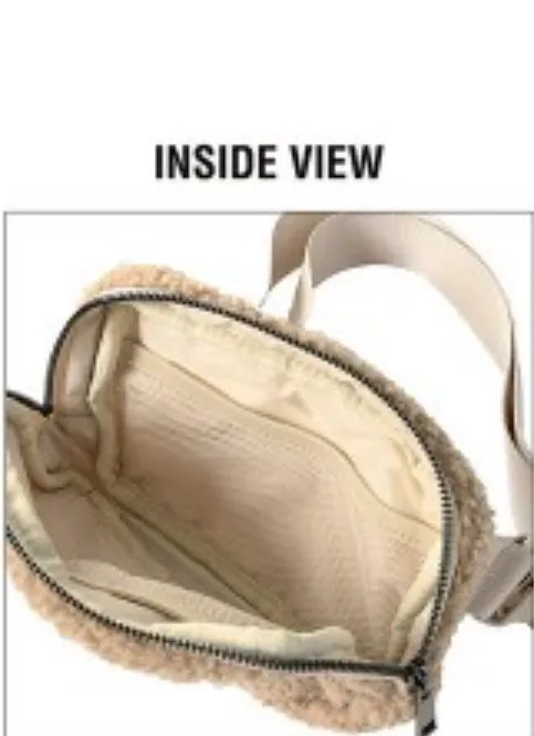 C.C LIGHT GREY SHEPRA FANNY PACK / SLING BAG