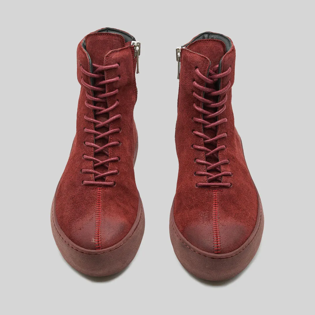 CERO waxed suede OXBLOOD