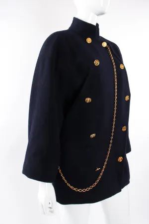 Chain Fob Cocoon Coat