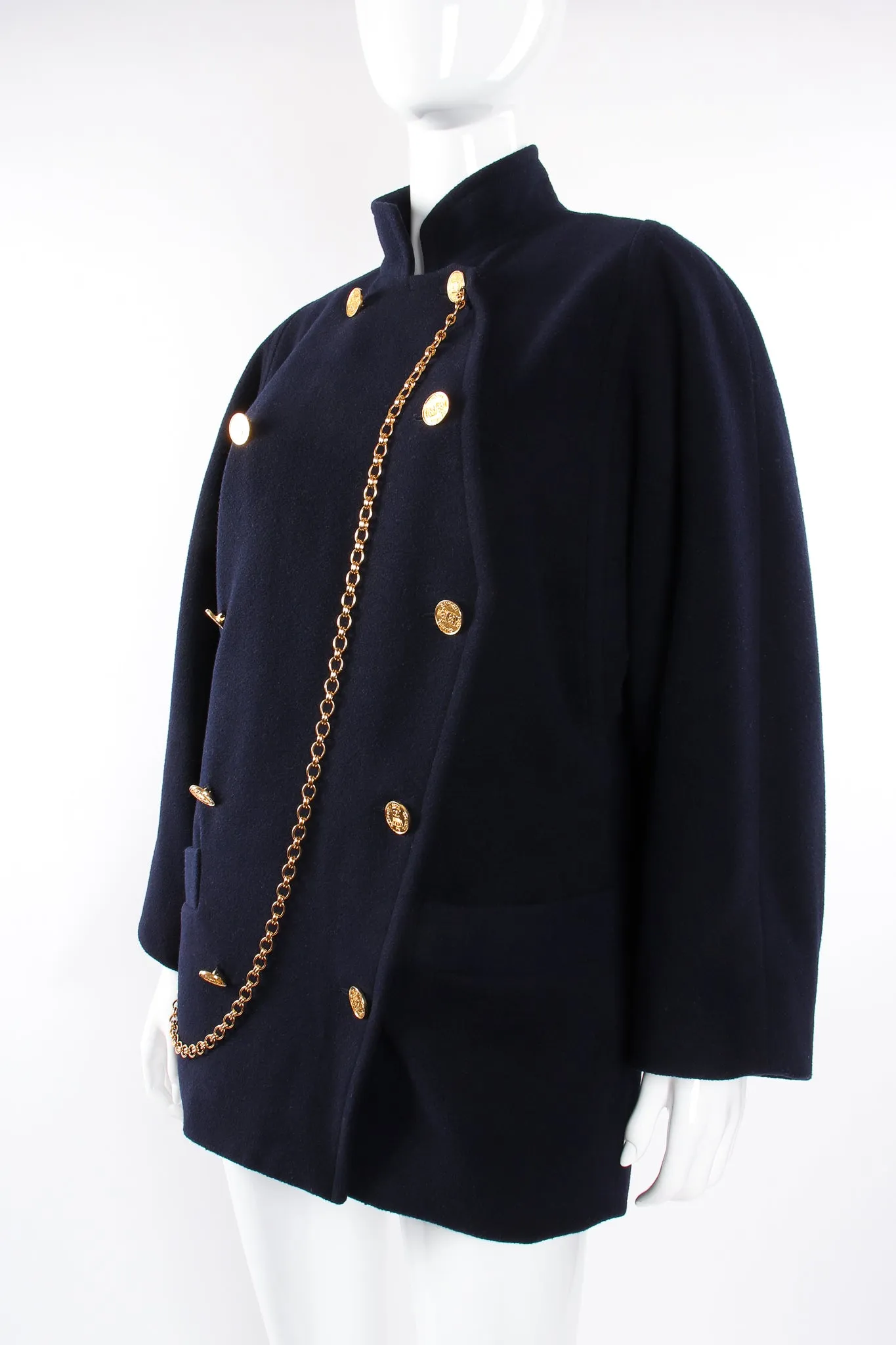 Chain Fob Cocoon Coat