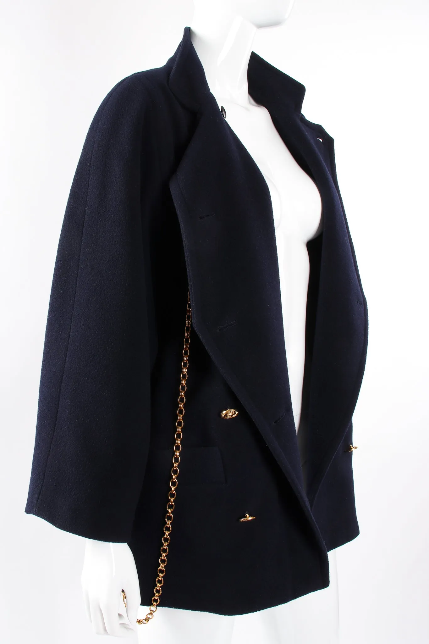 Chain Fob Cocoon Coat