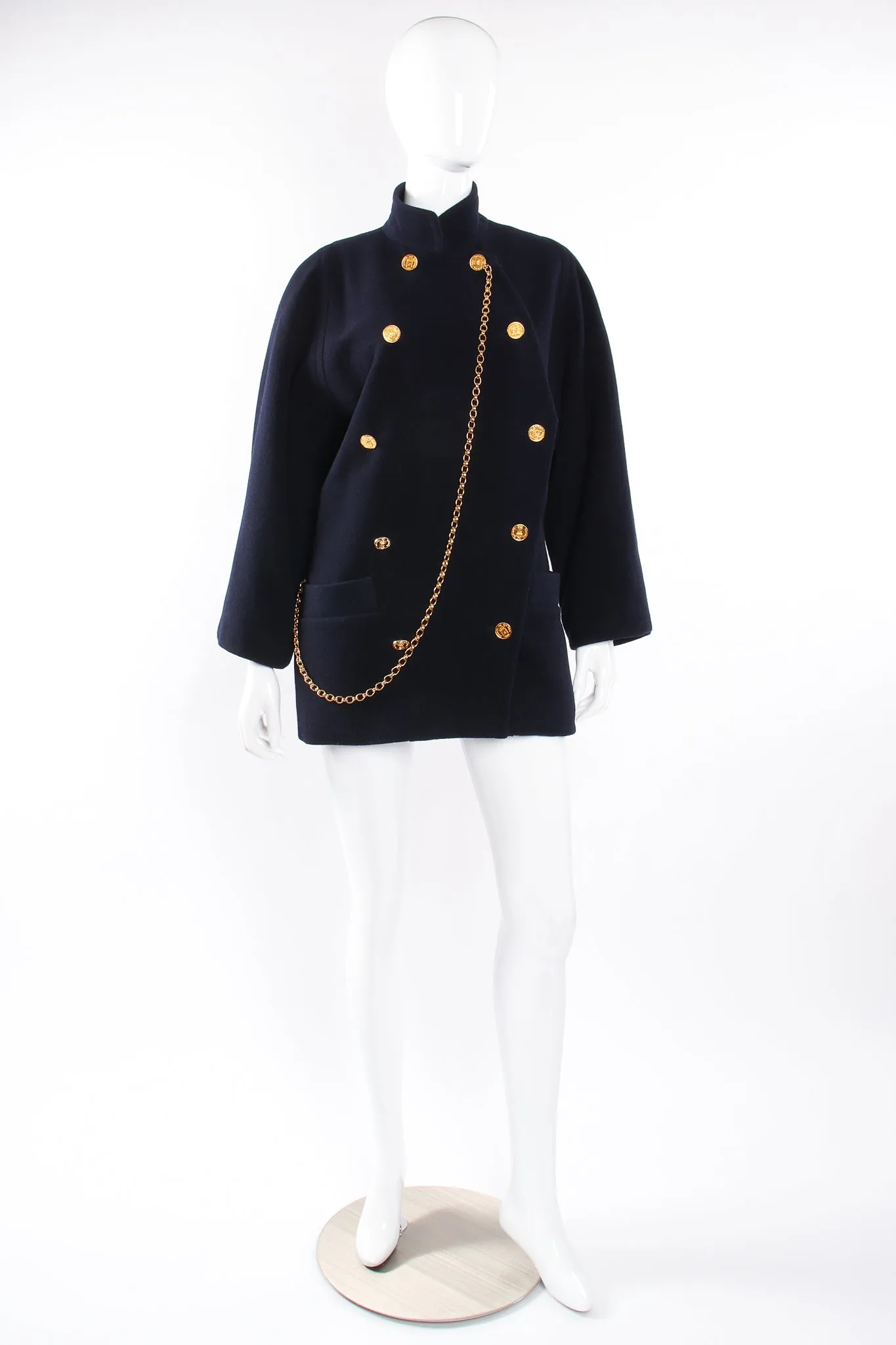 Chain Fob Cocoon Coat