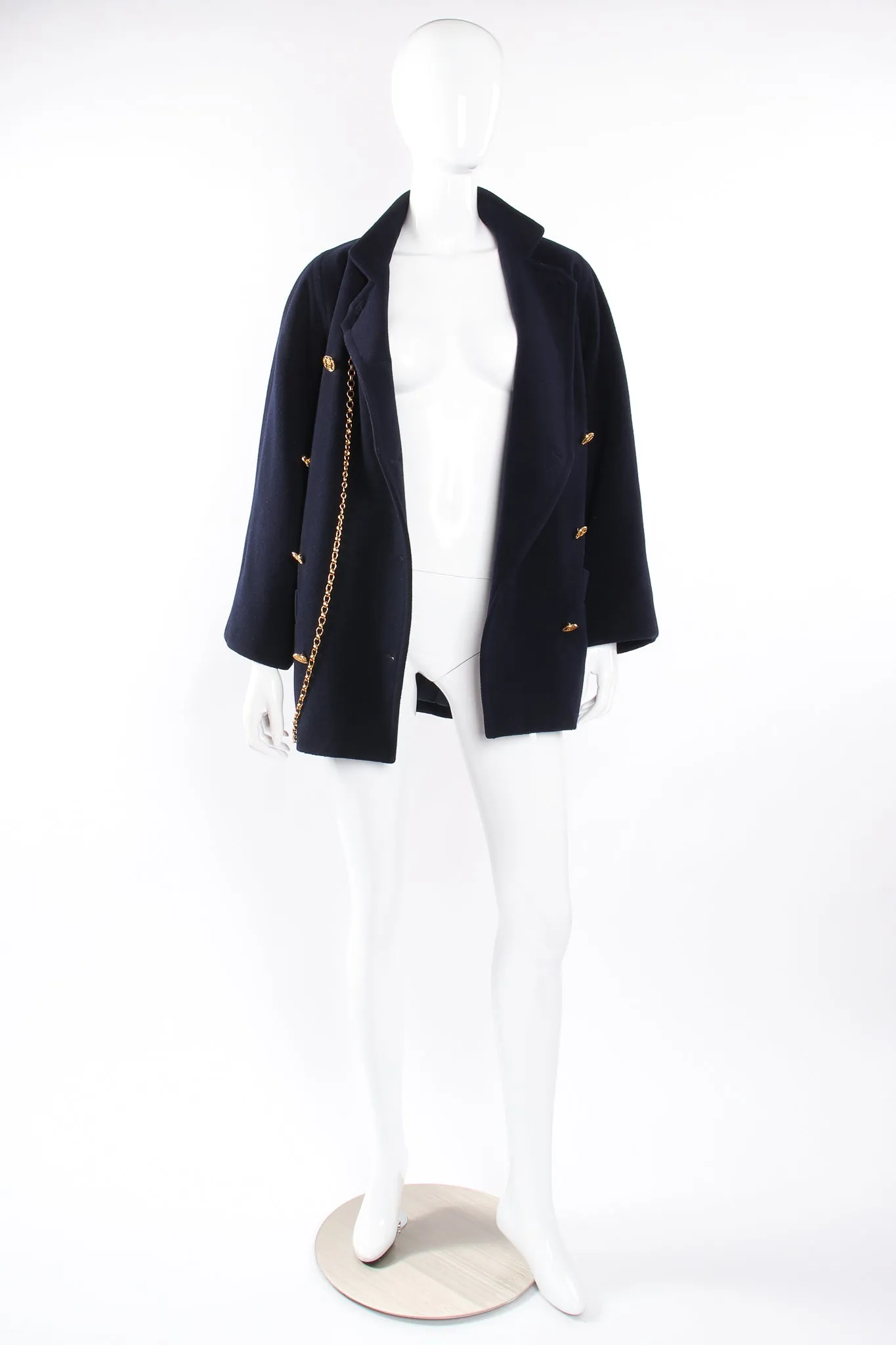 Chain Fob Cocoon Coat