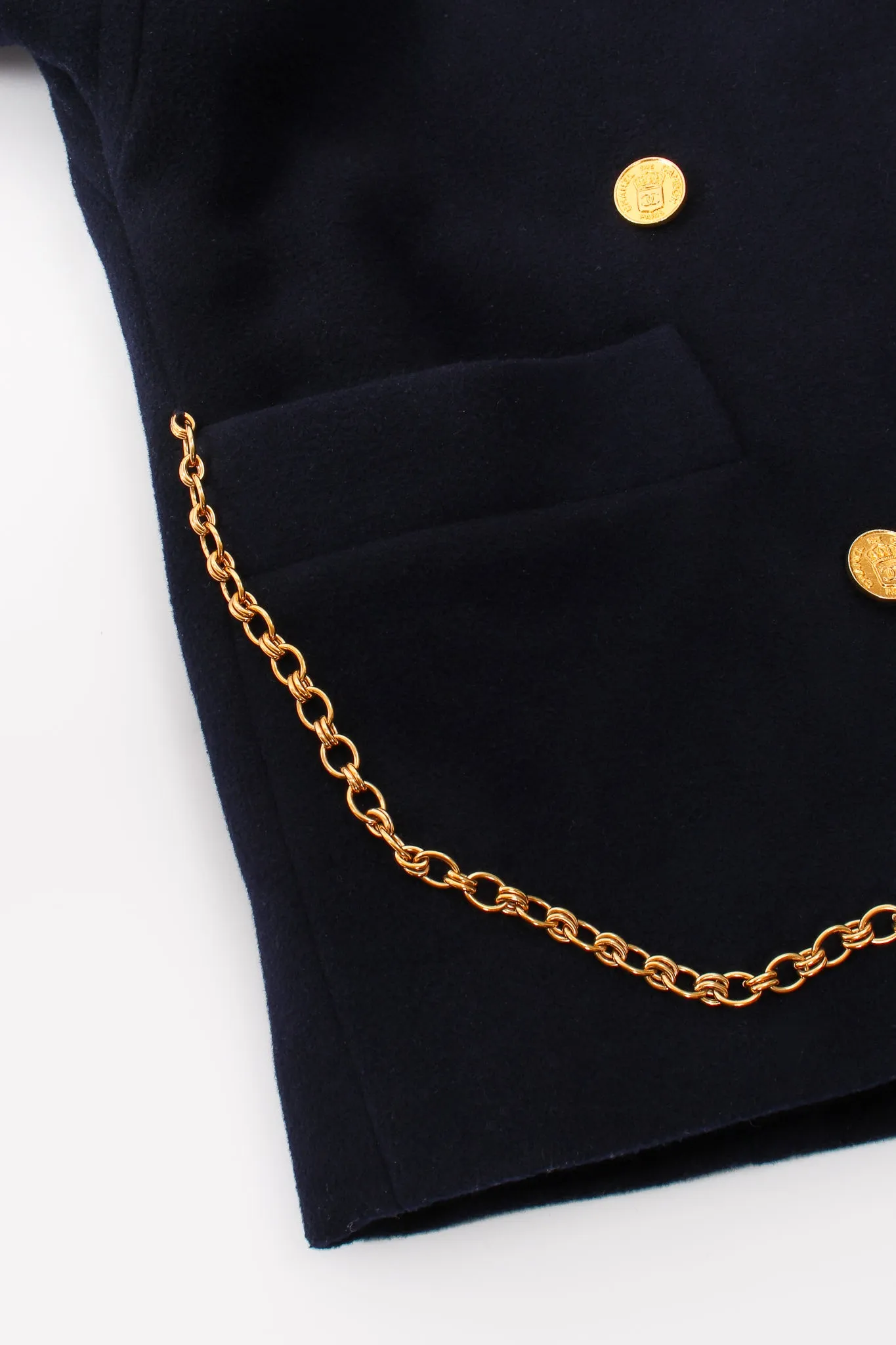 Chain Fob Cocoon Coat