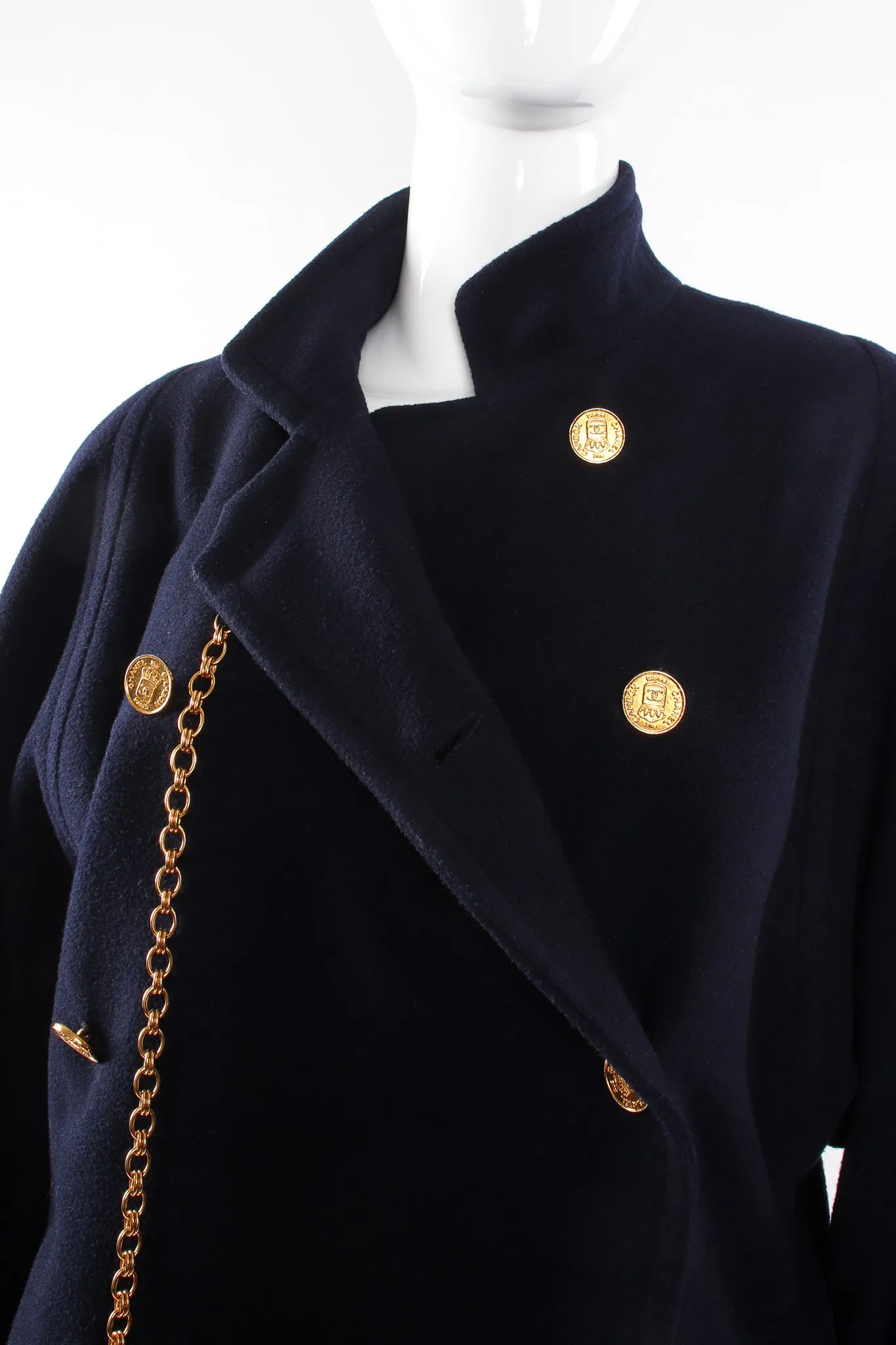 Chain Fob Cocoon Coat