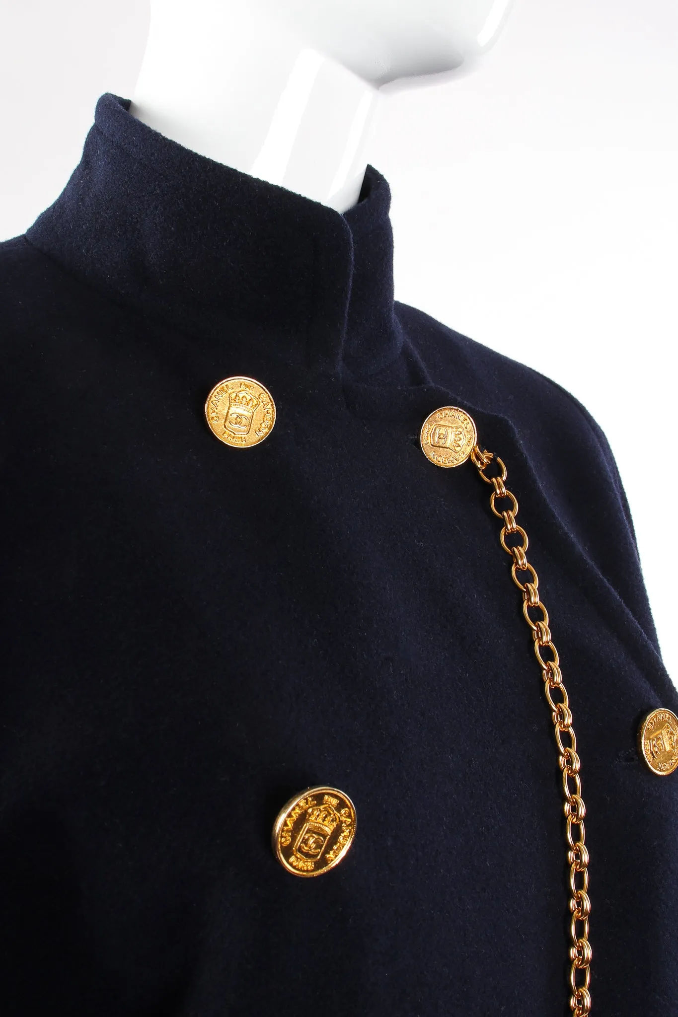 Chain Fob Cocoon Coat
