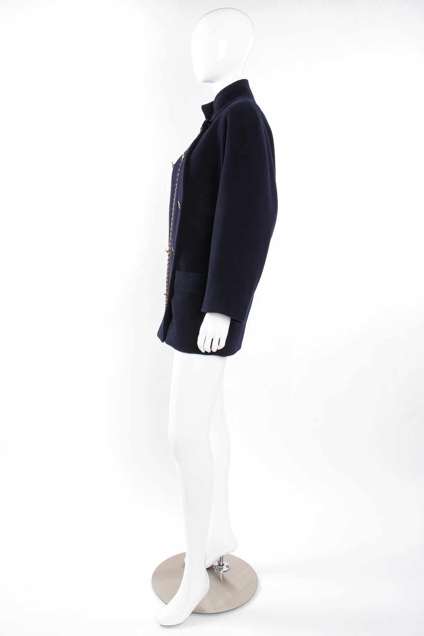 Chain Fob Cocoon Coat