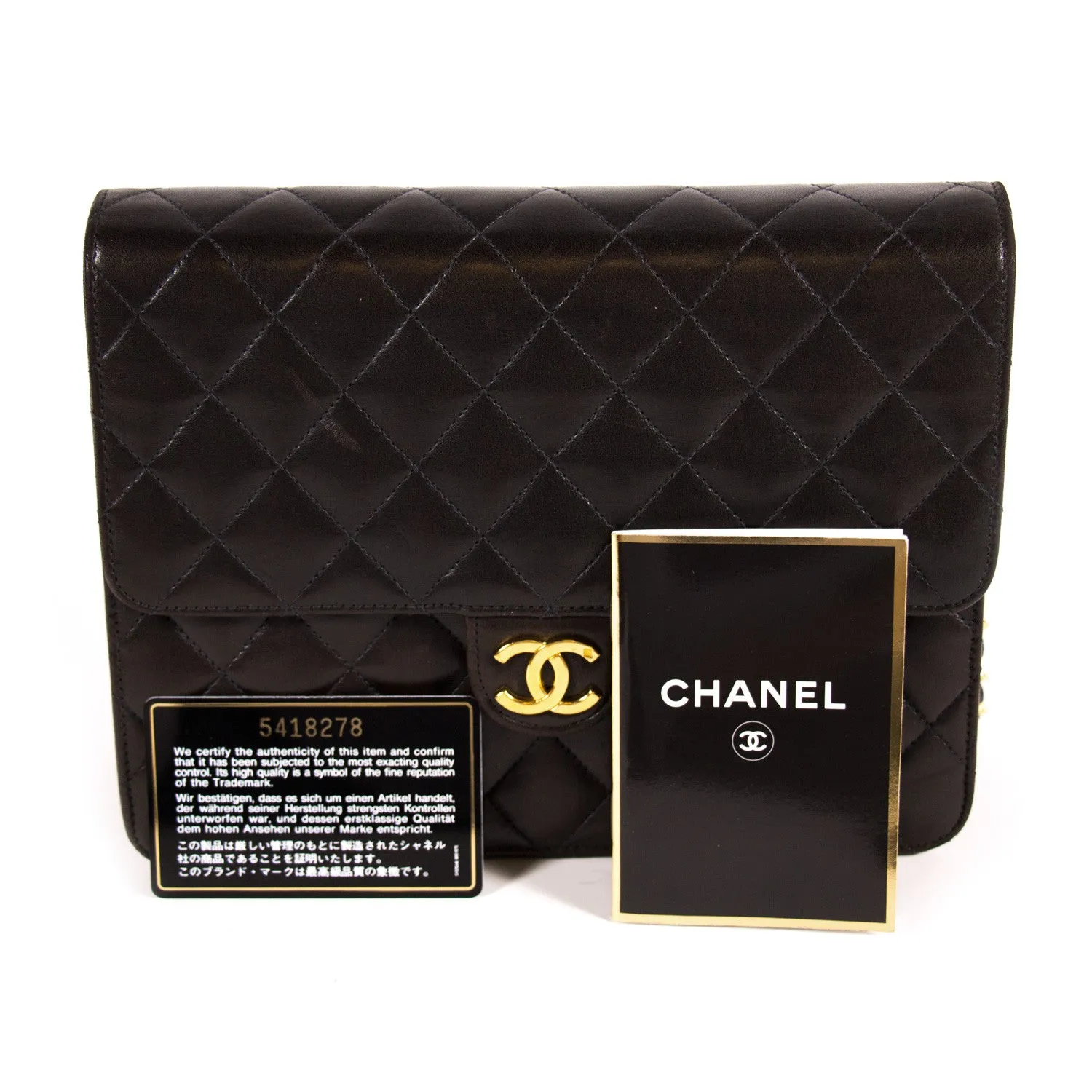 Chanel Black Chain Quilted Bag