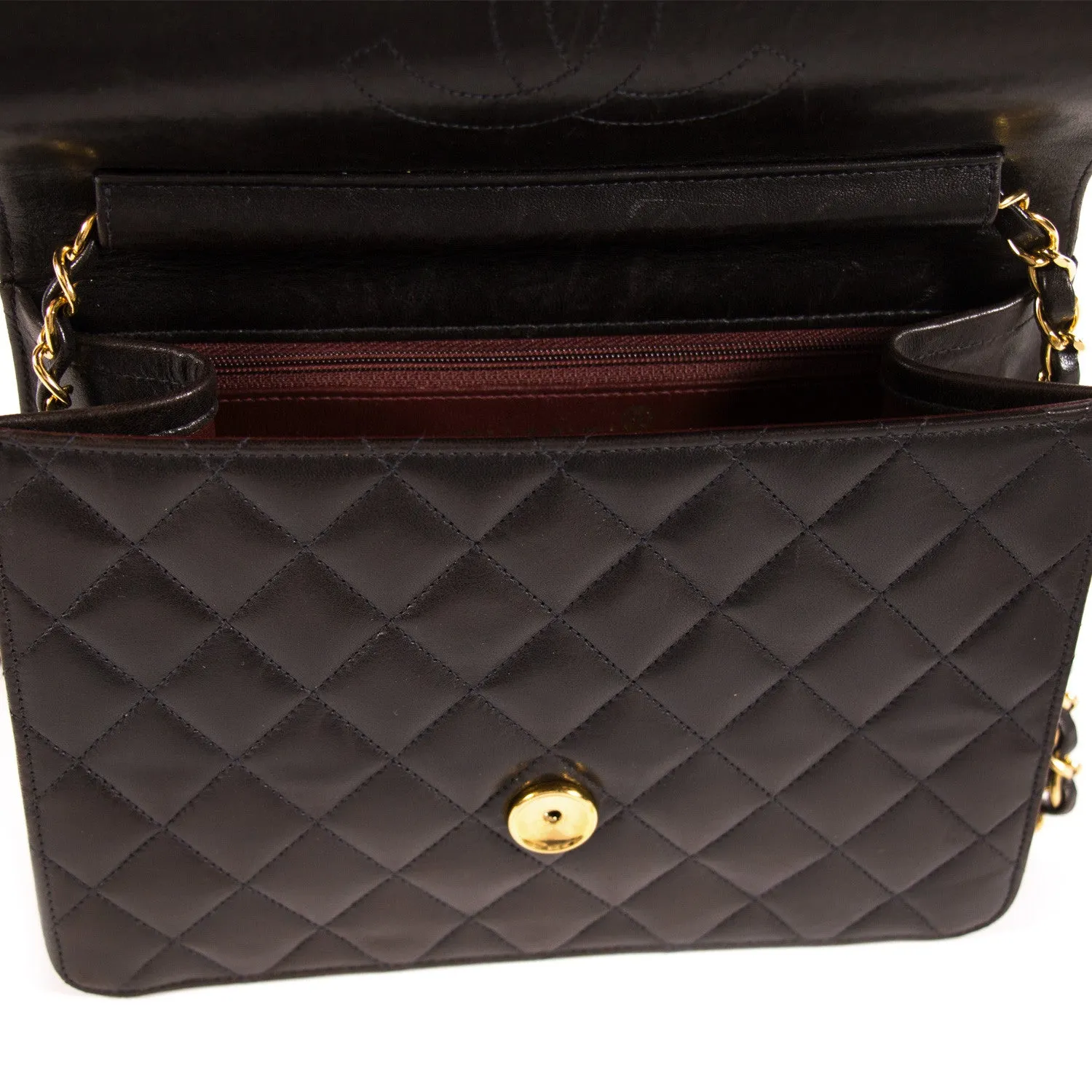 Chanel Black Chain Quilted Bag