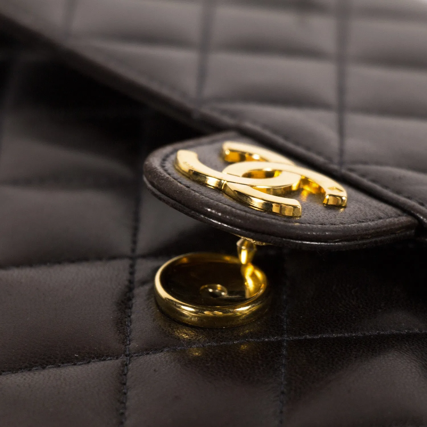Chanel Black Chain Quilted Bag