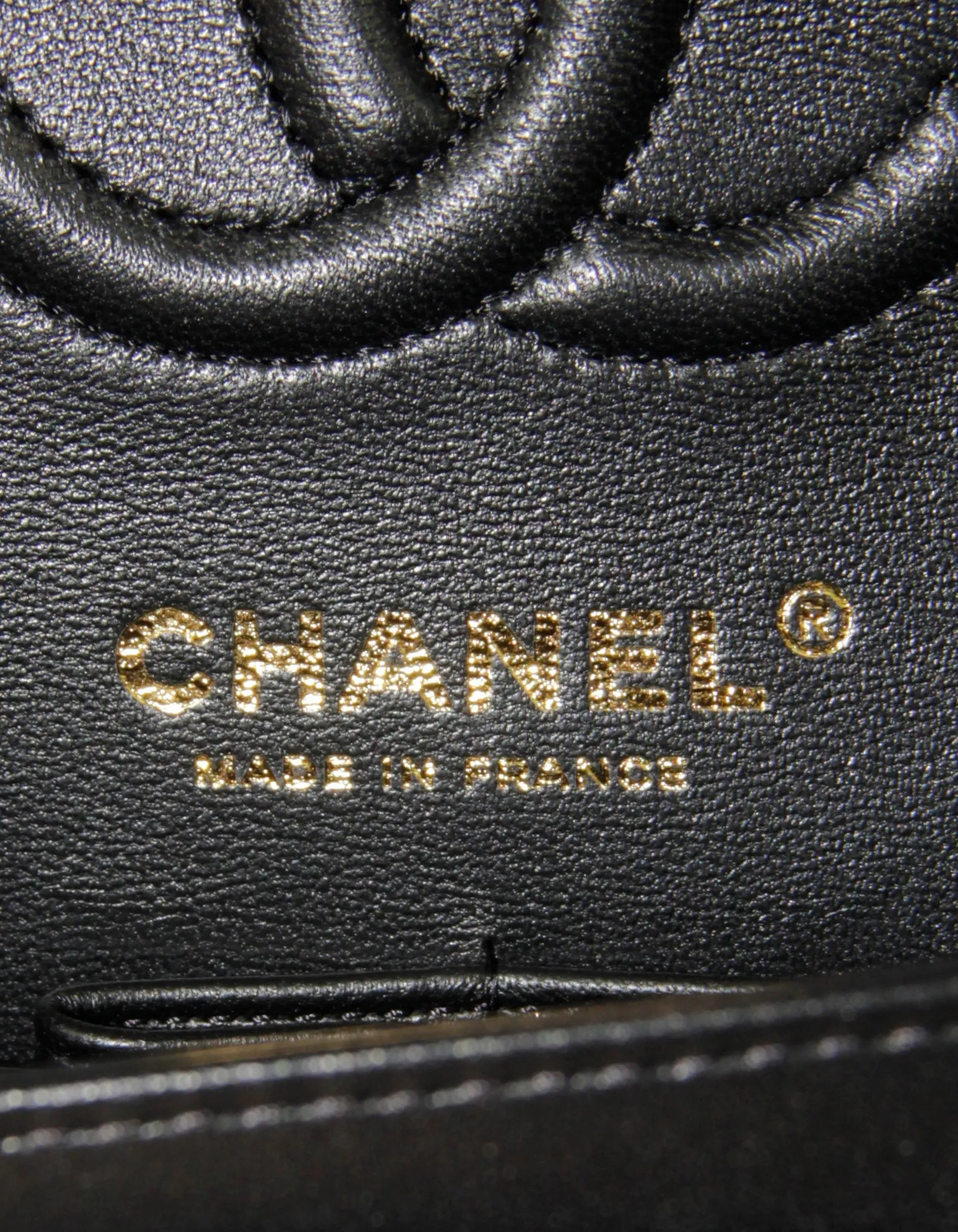 Chanel Black Lambskin Double Flap Small Classic Bag w/ RHW