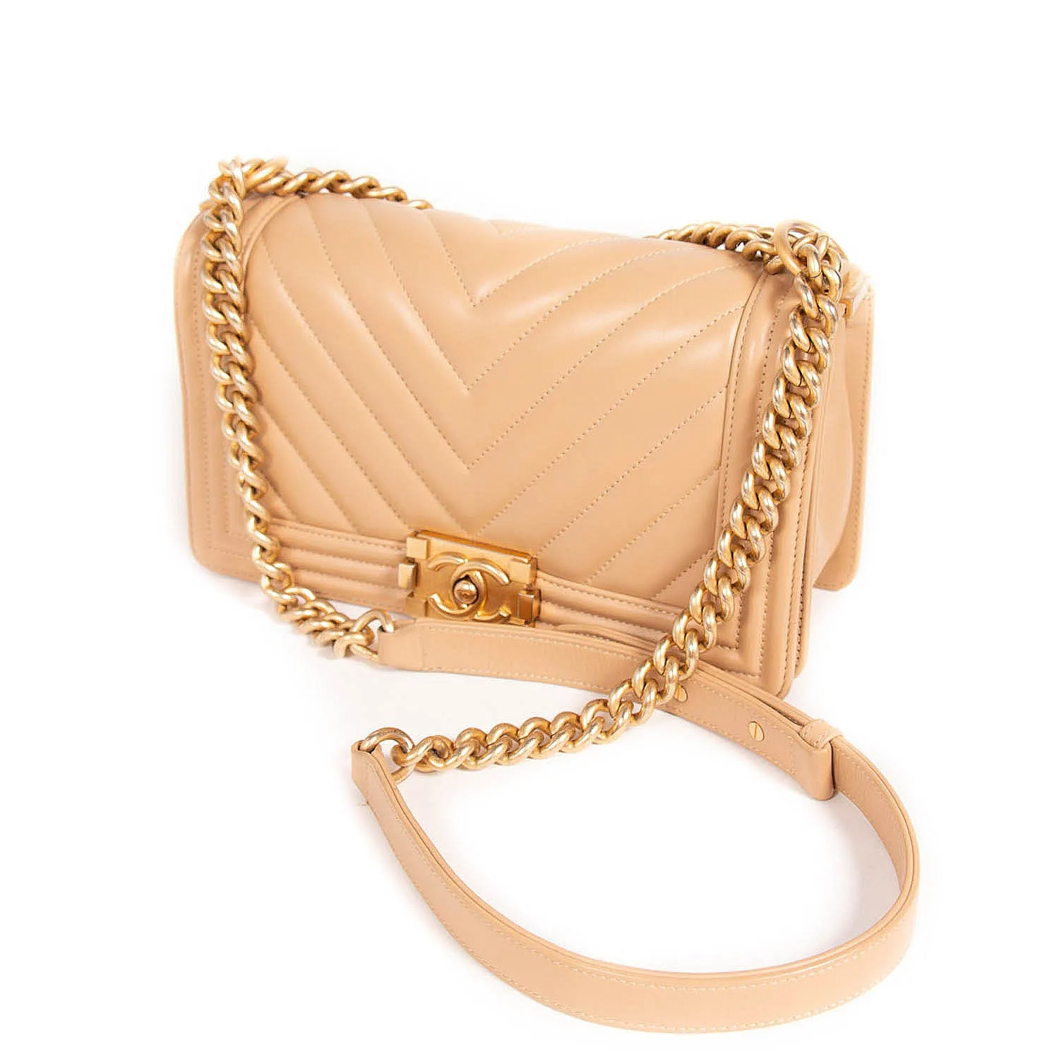 Chanel Boy Chevron Medium Flap Bag
