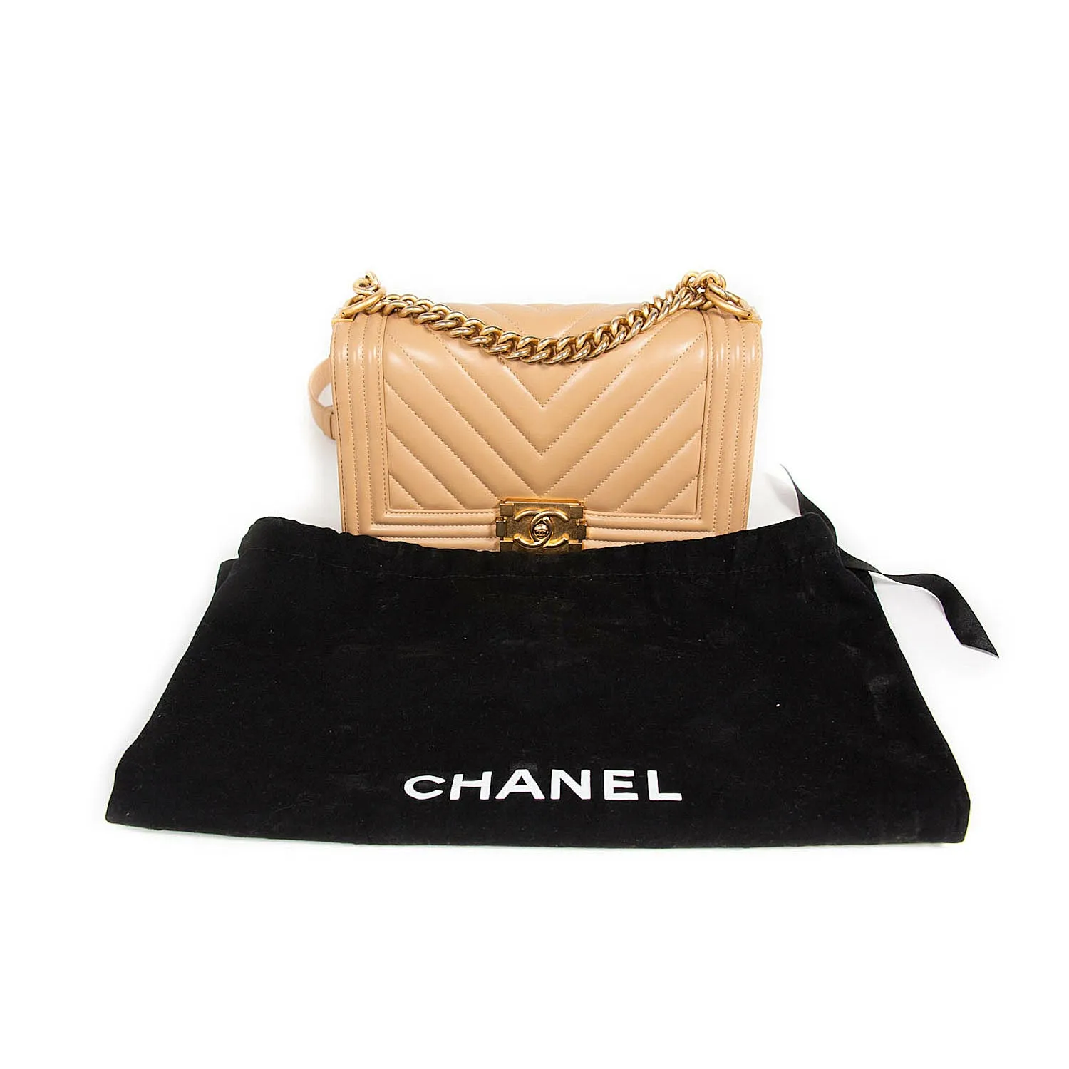 Chanel Boy Chevron Medium Flap Bag