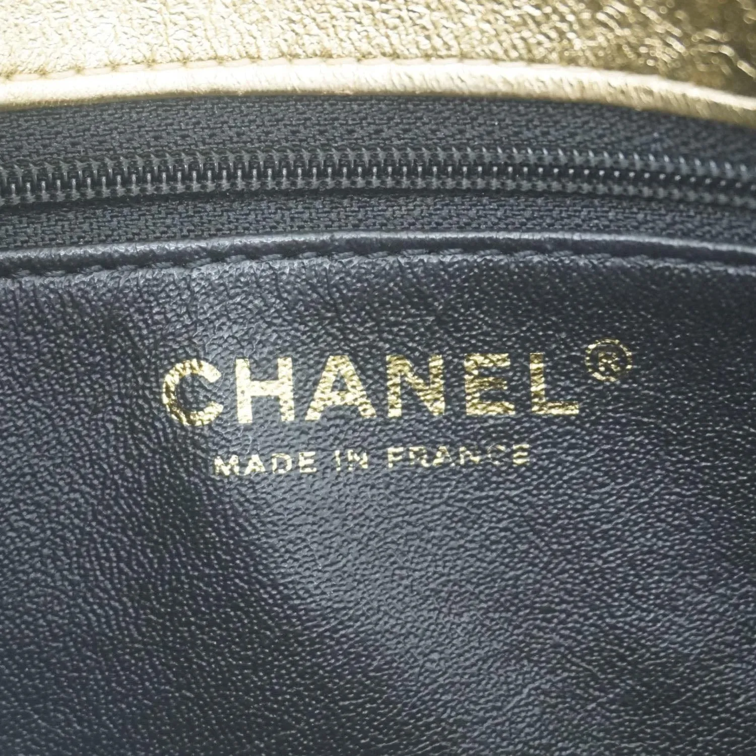 CHANEL CC Double Flap Quilted Leather Shoulder Bag Black