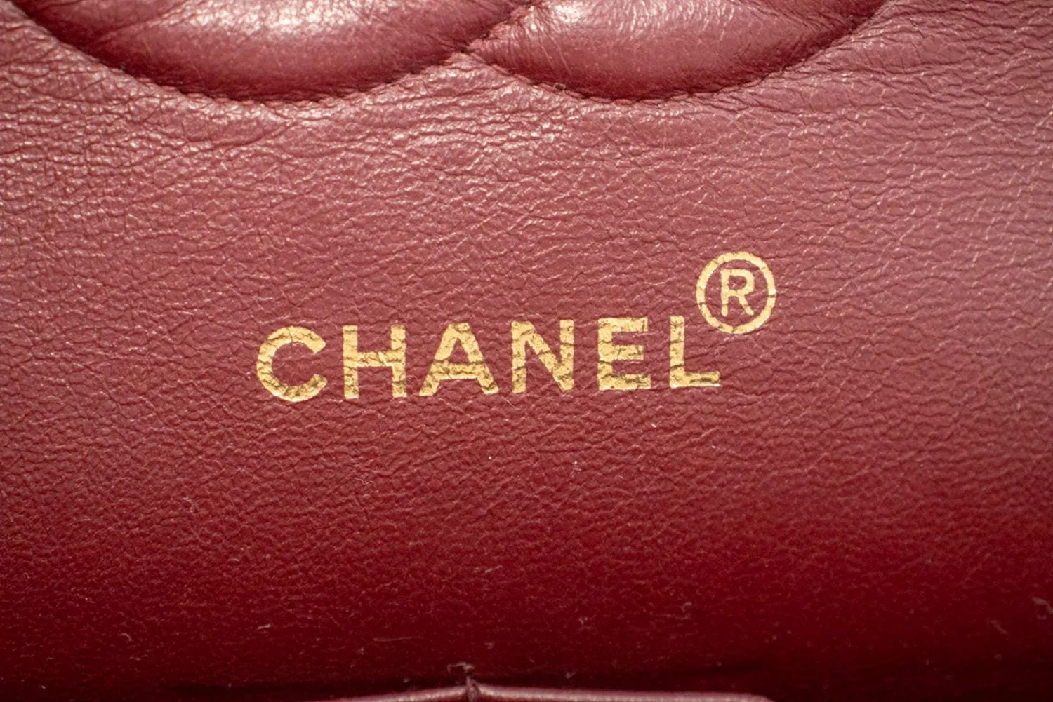 CHANEL Classic Double Flap 10" Chain Shoulder Bag Black Lambskin n07