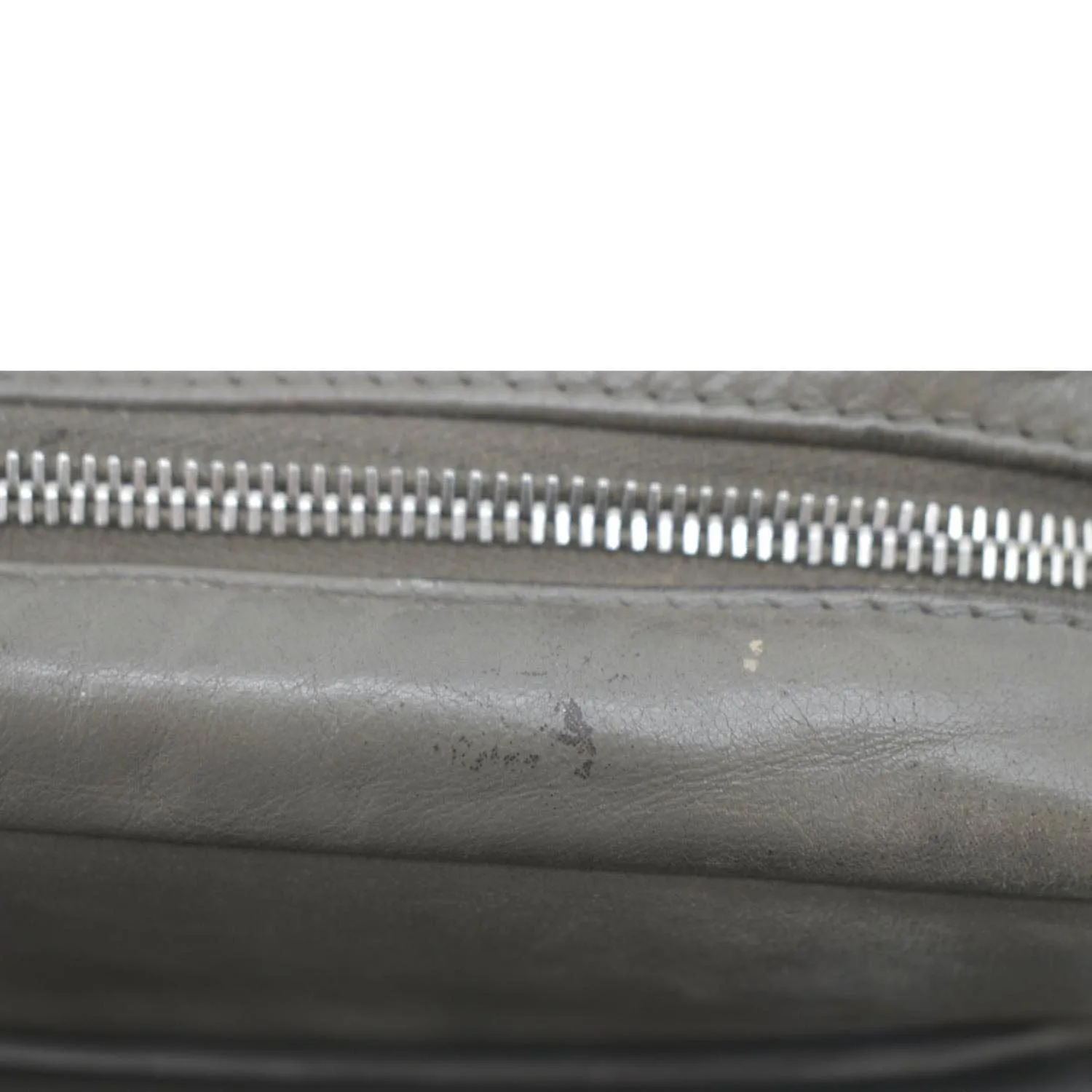 CHANEL In The Mix Flap Quilted Leather Shoulder Bag Grey
