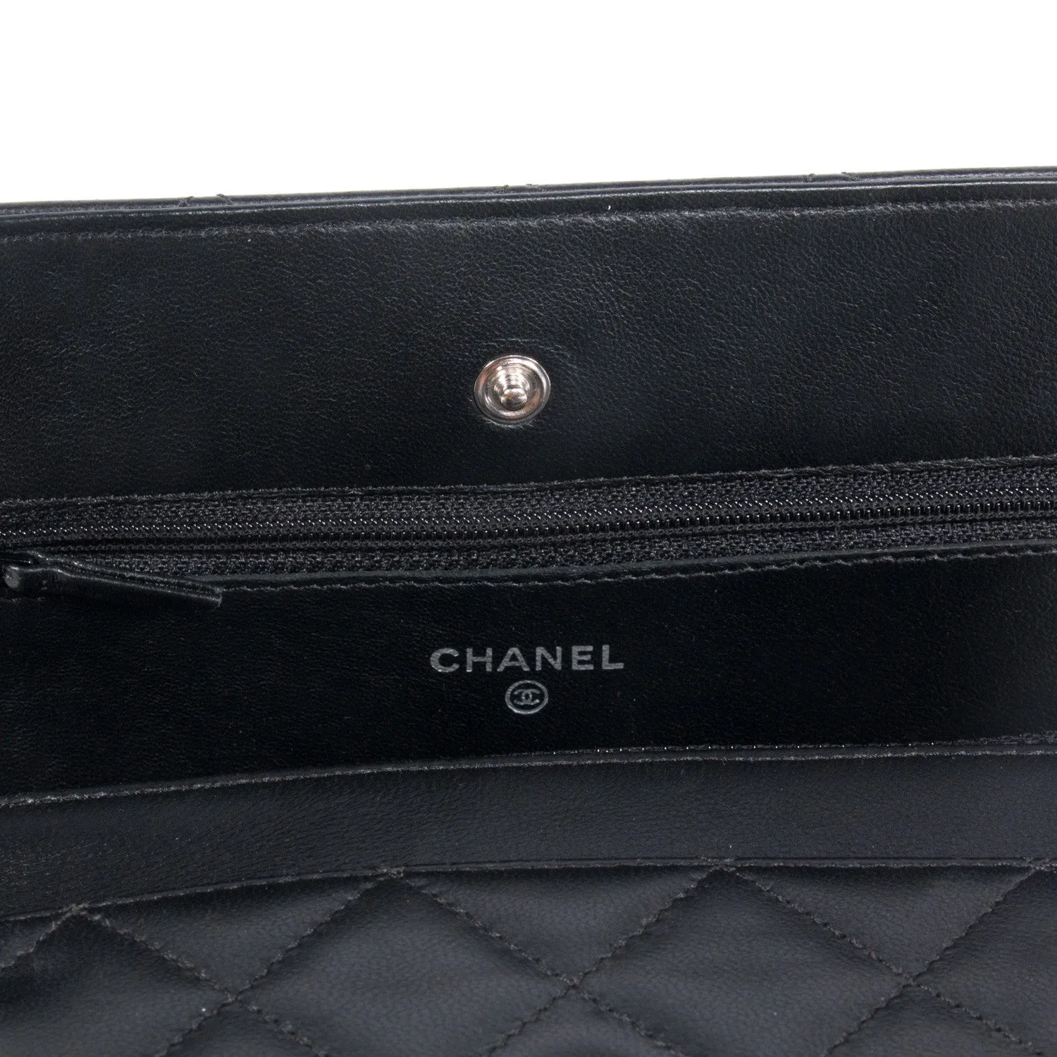 Chanel Quilted Chain Wallet