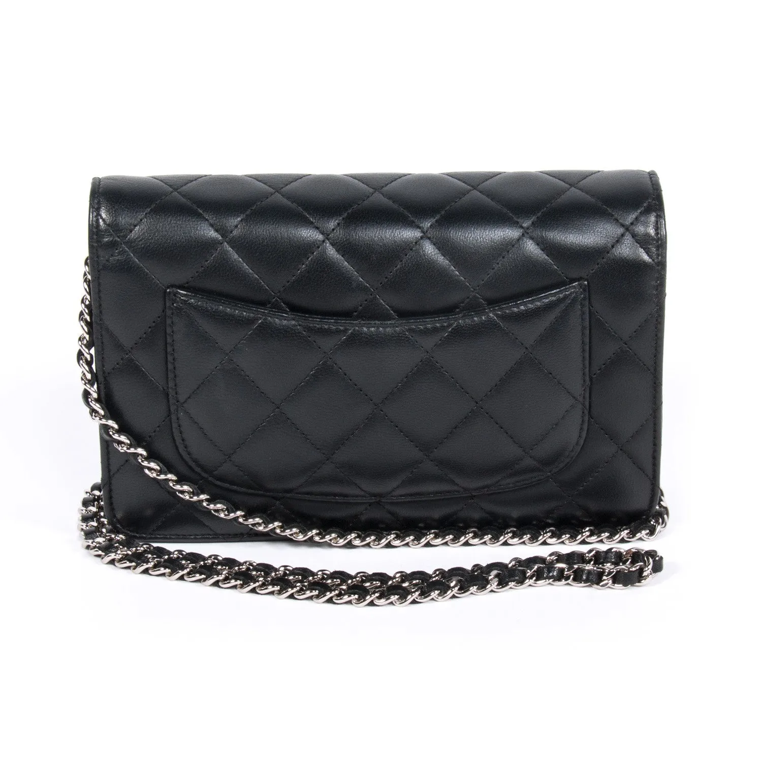 Chanel Quilted Chain Wallet
