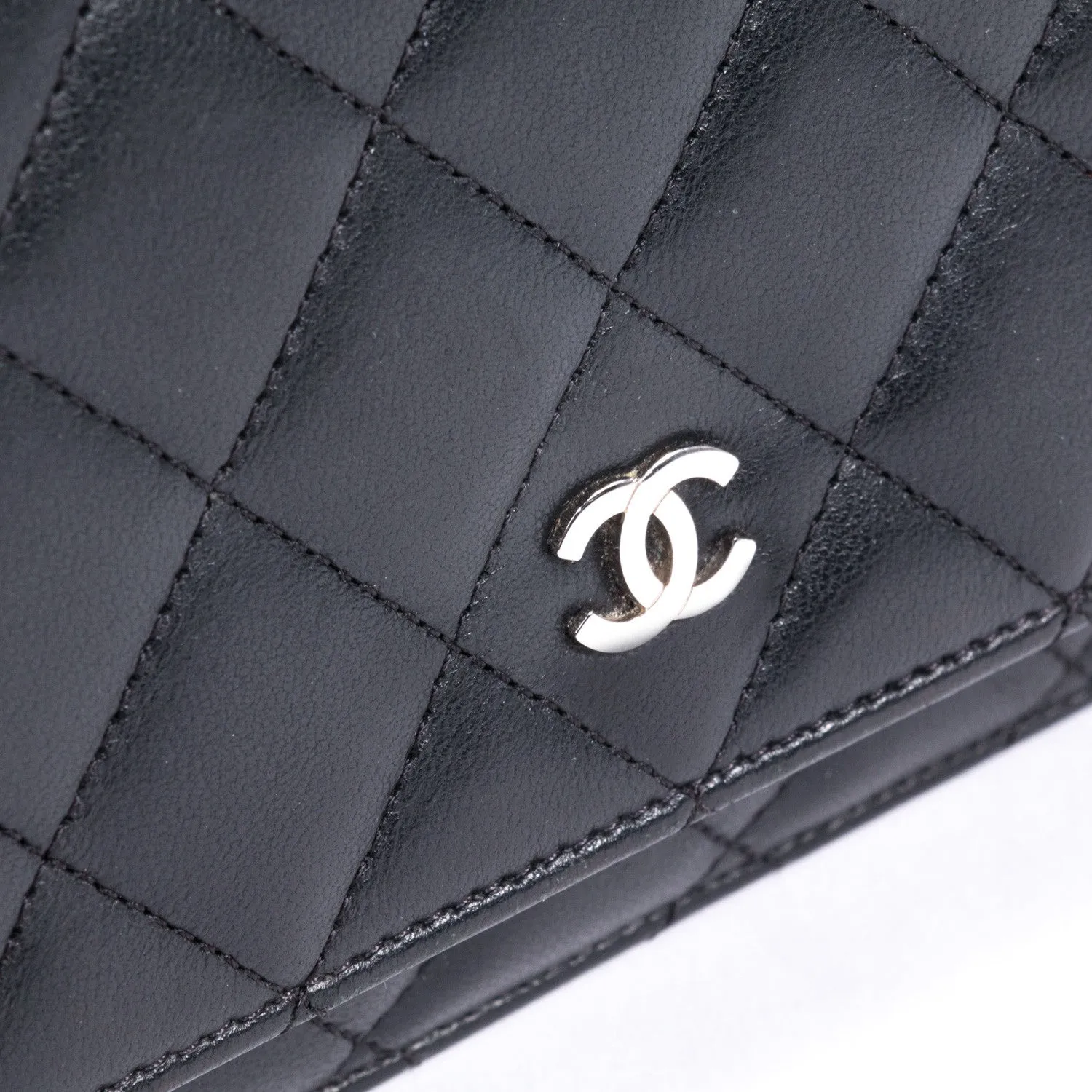 Chanel Quilted Chain Wallet