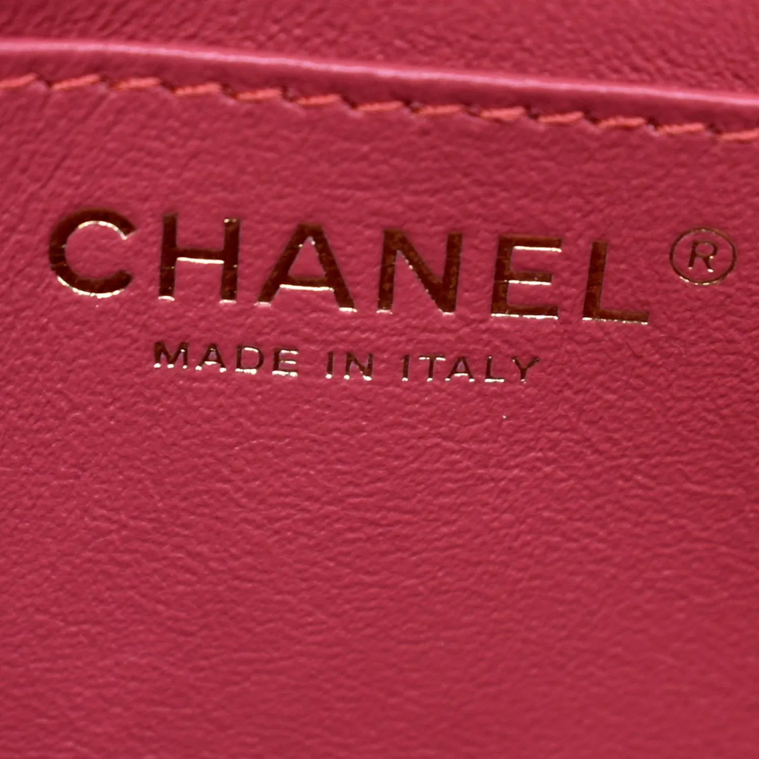 CHANEL Rectangular Flap Mini Quilted Chevron Leather Shoulder Bag Red