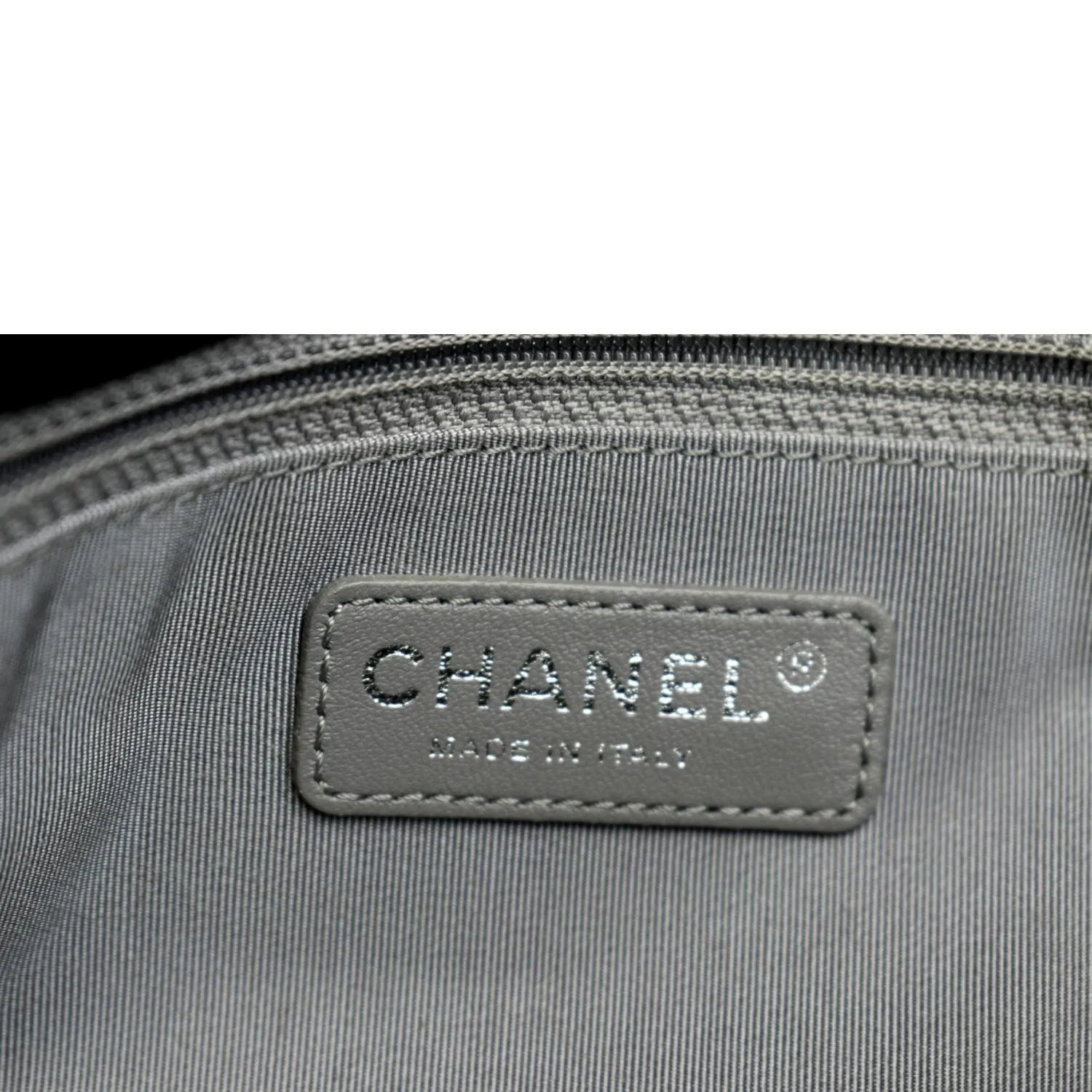 CHANEL Riviera Flap Large Quilted Caviar Leather Shoulder Bag Black