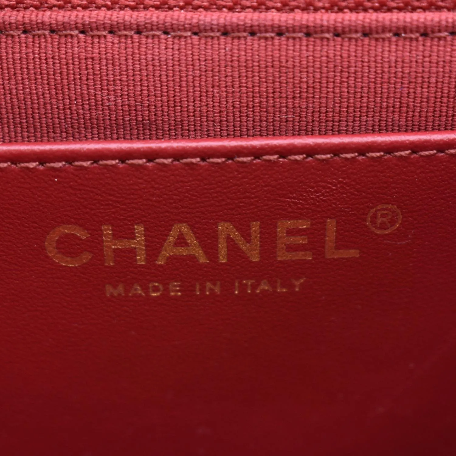 CHANEL Small Pillow Crush Flap Quilted Leather Shoulder Bag Red