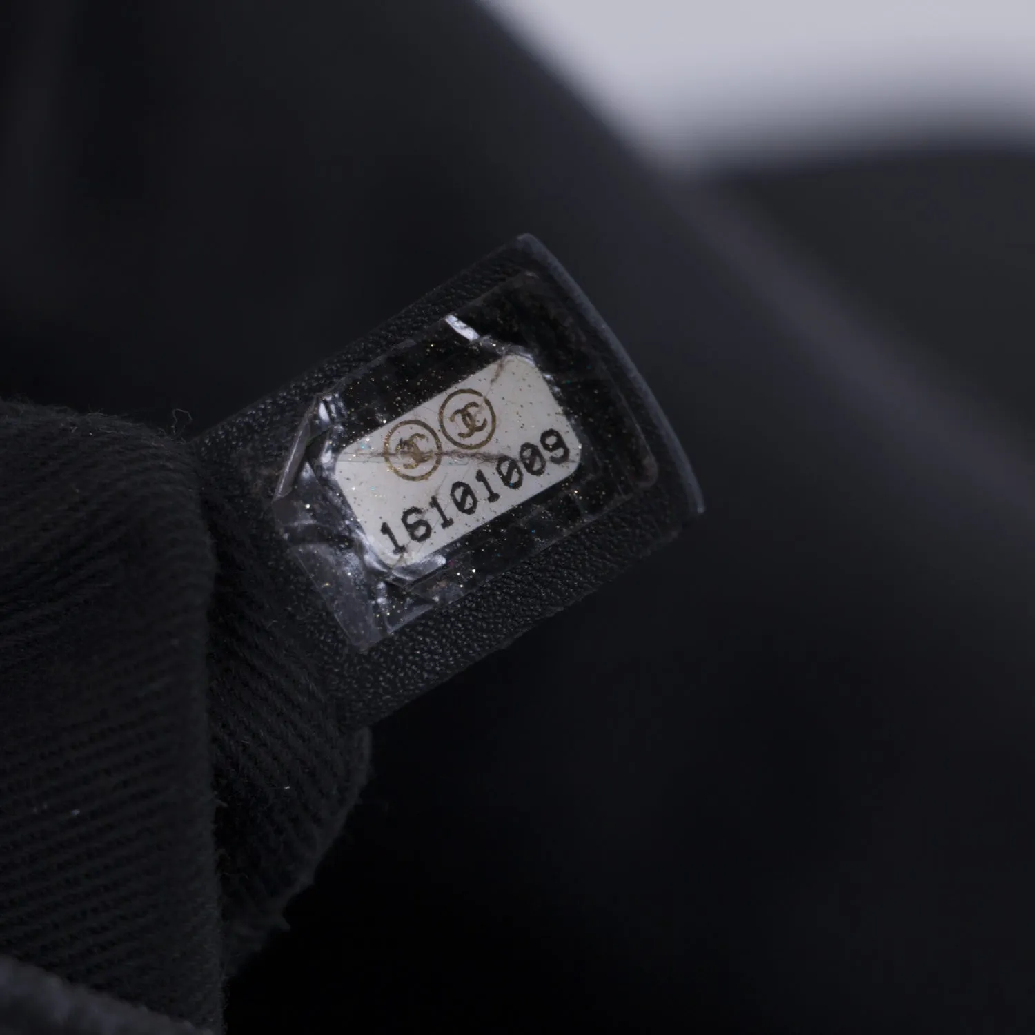 Chanel Stitched Camelia Jersey Flap Bag