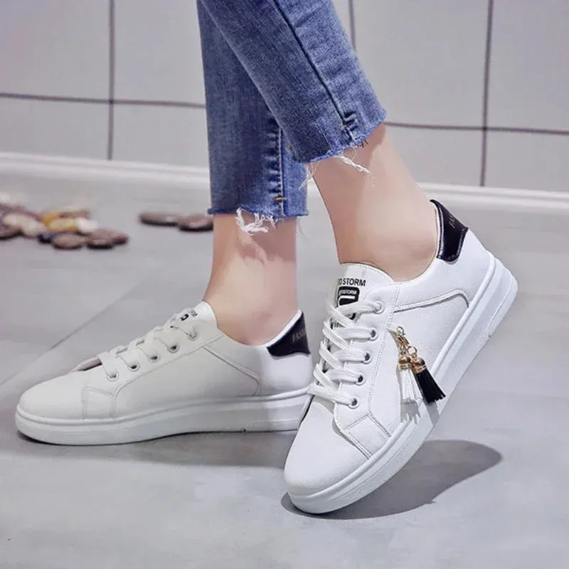 ChicVenture Women's Casual White Running Sneakers
