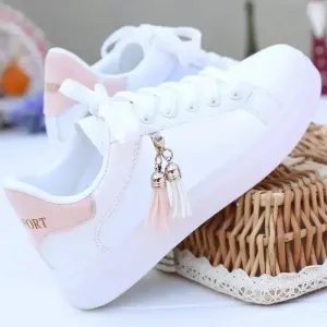 ChicVenture Women's Casual White Running Sneakers
