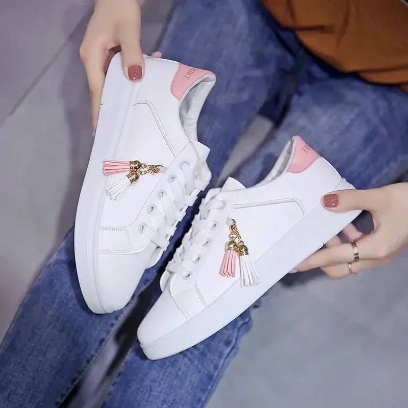ChicVenture Women's Casual White Running Sneakers