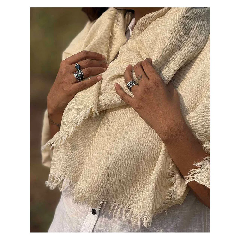 Chidiyaa Sardi Ki Dhoop Alpine Glow Pure Wool Zari Shawl