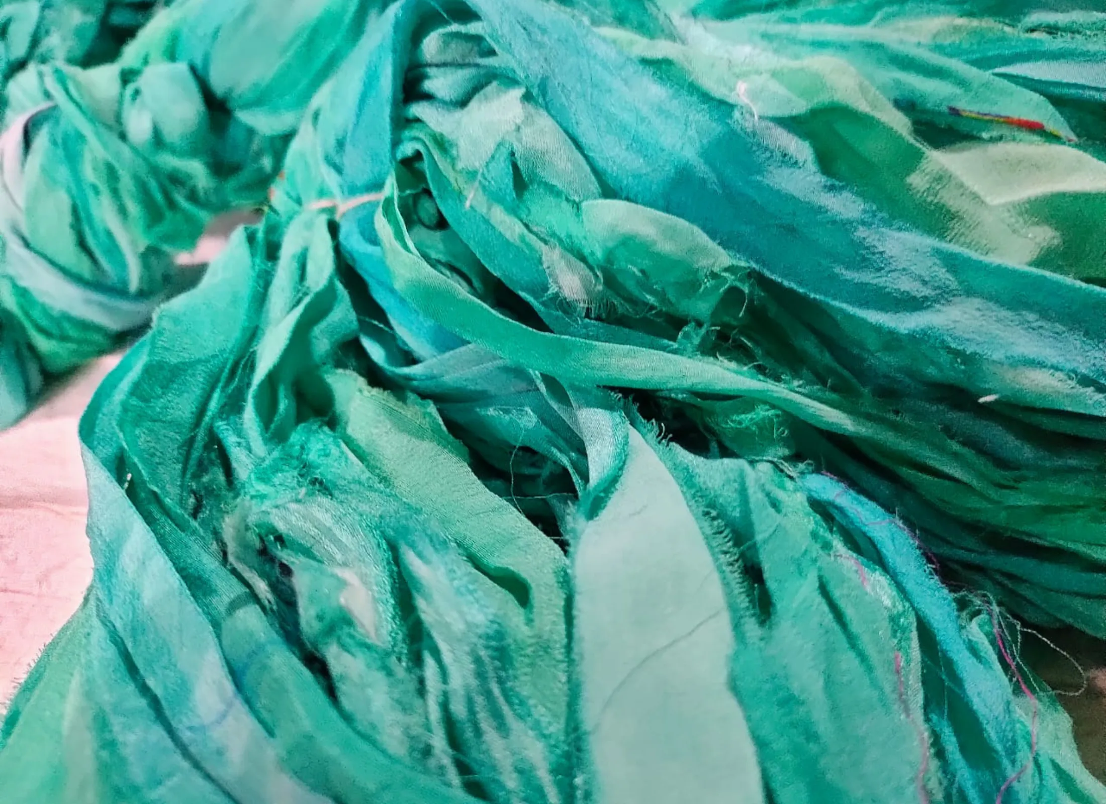 Chiffon Ribbon - Turquoise Green