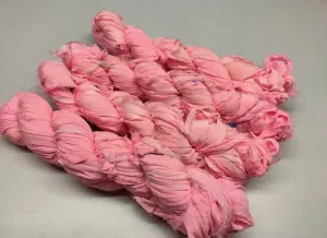 Chiffon Ribbon Yarn - Baby Pink