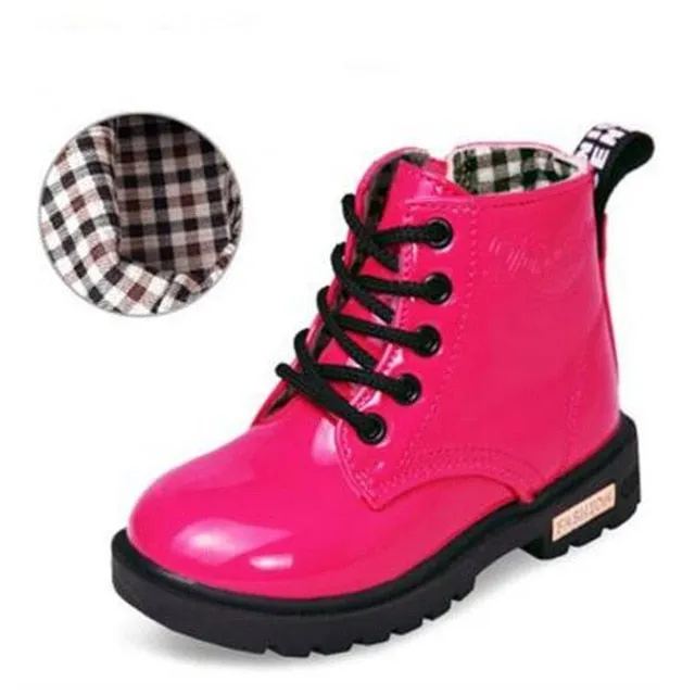 Children Martin Boots Waterproof