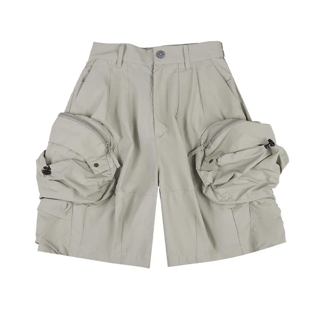 Cityboy Solid Color Cargo Shorts