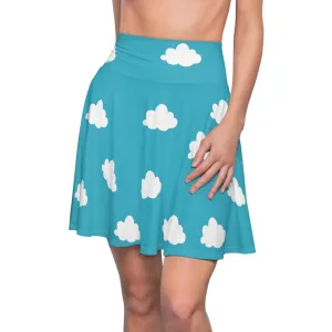 Cloudy Heaven Skater Skirt