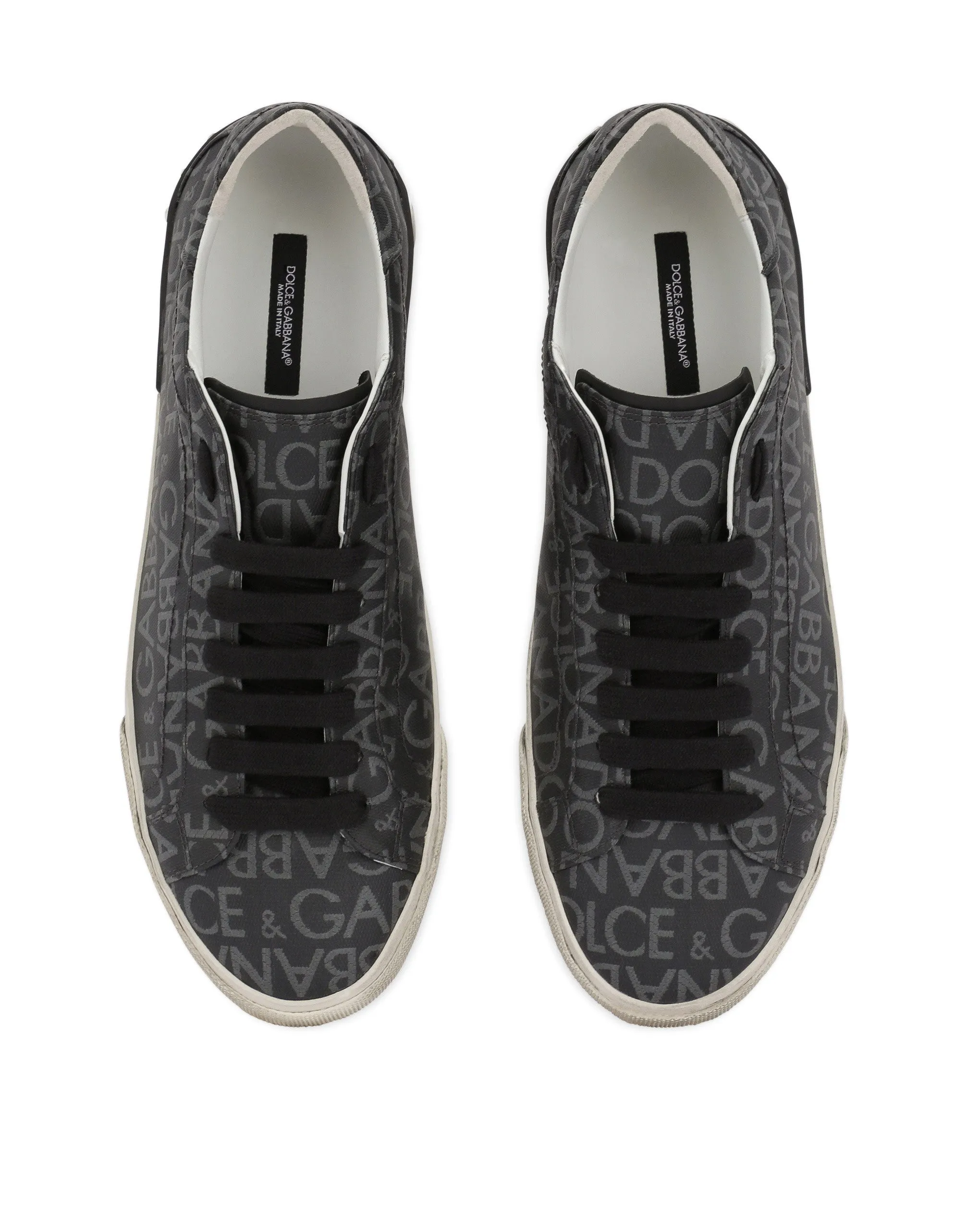 Coated jacquard Portofino Vintage sneakers