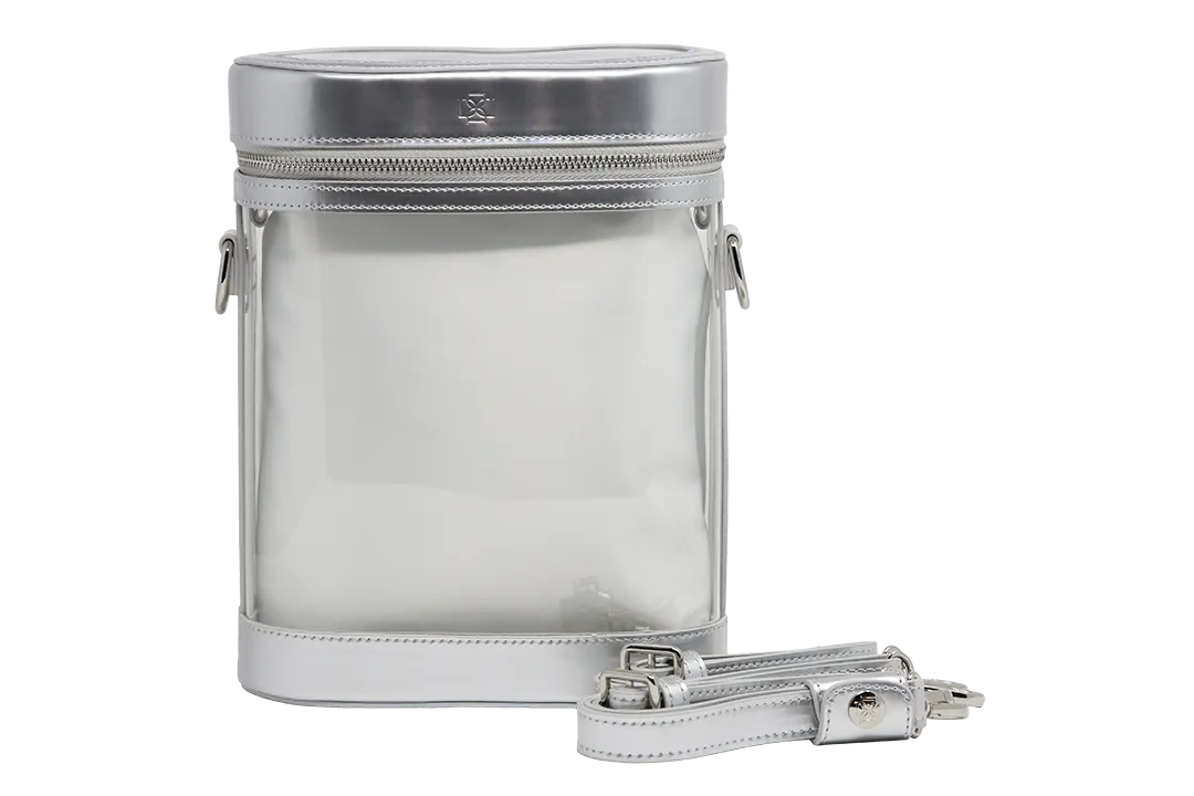 Convertible (Silver Holographic Leather, Platinum Liner) - Buy with Prime