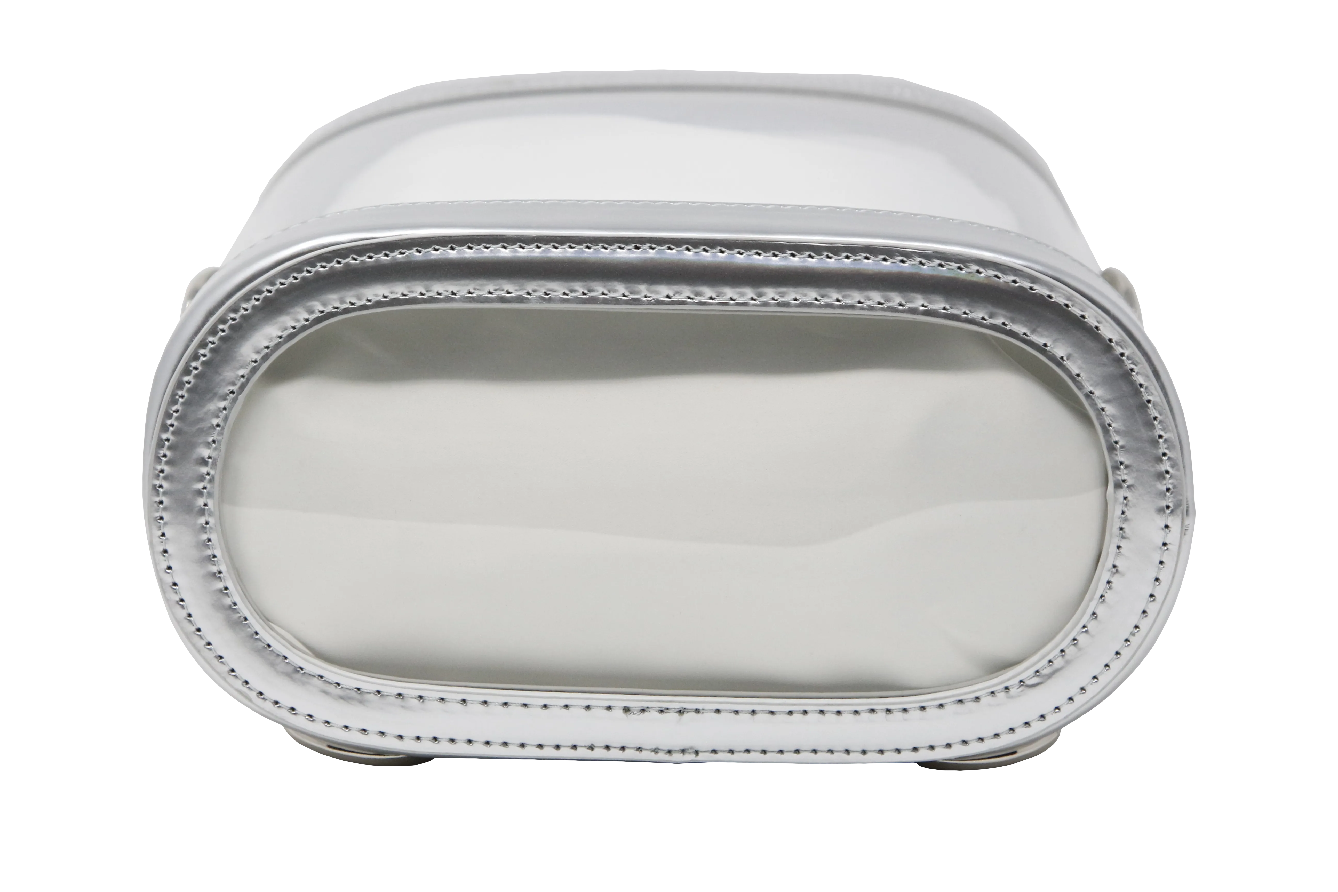 Convertible (Silver Holographic Leather, Platinum Liner) - Buy with Prime