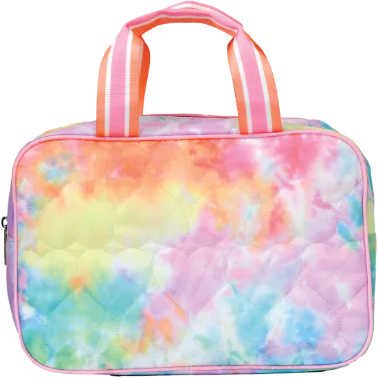 Cotton Candy Heart Large Cosmetic Bag and Sleep Mask