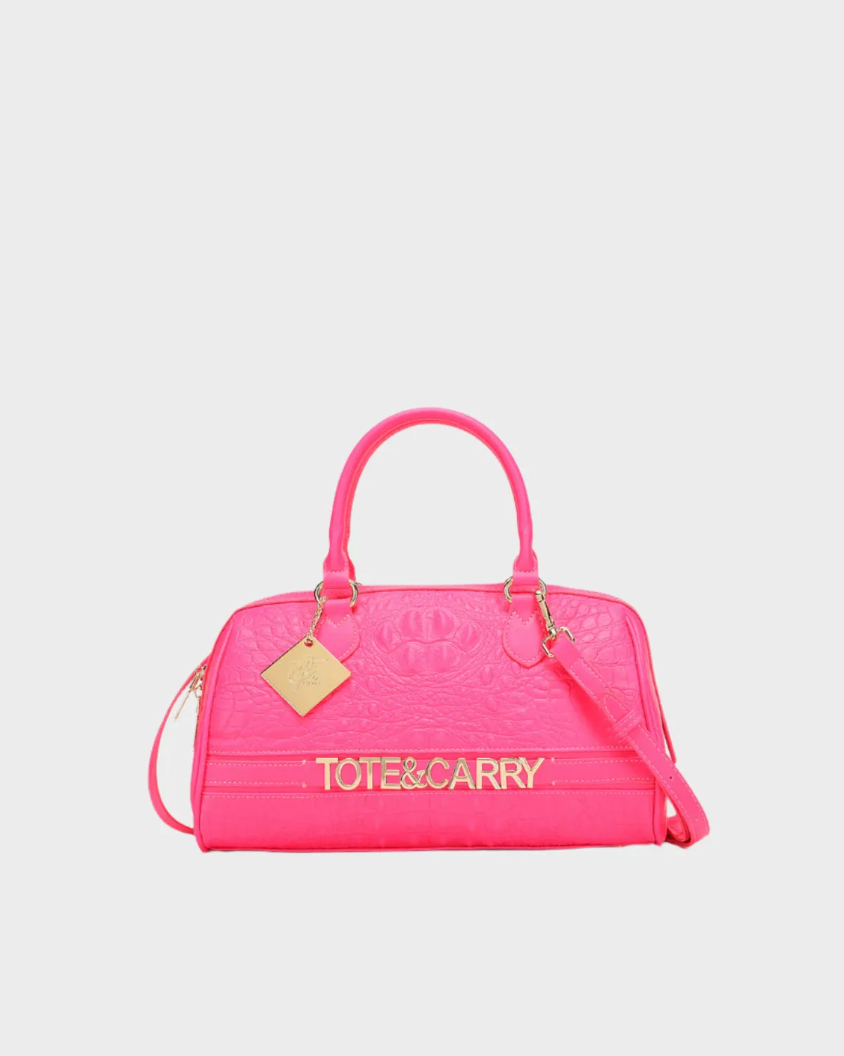 Couture Italy Purse in Neon Pink