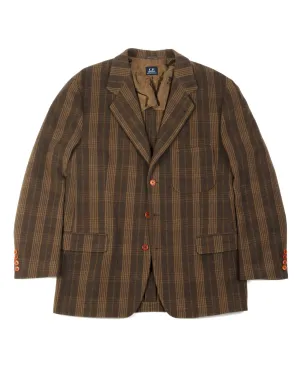 C.P. Company Cashmere Blend Plaid Blazer