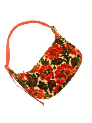 Crescent Sling in orange vintage velour