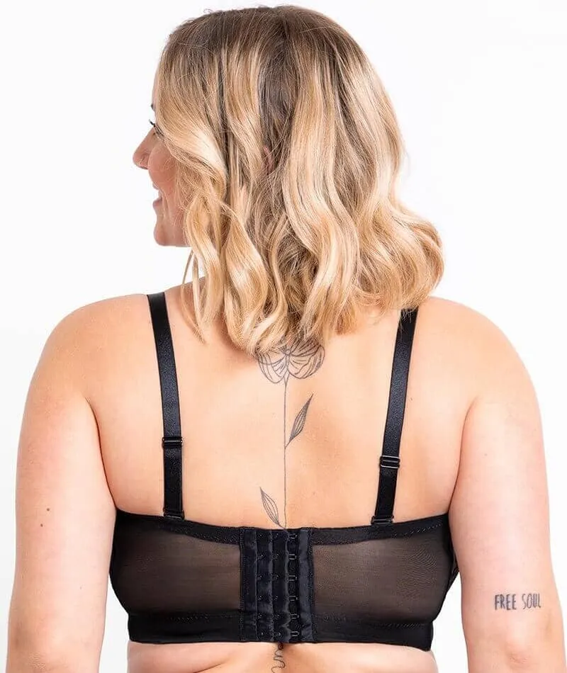 Curvy Kate Hey Girls Superplunge Strapless Bra - Black/Latte