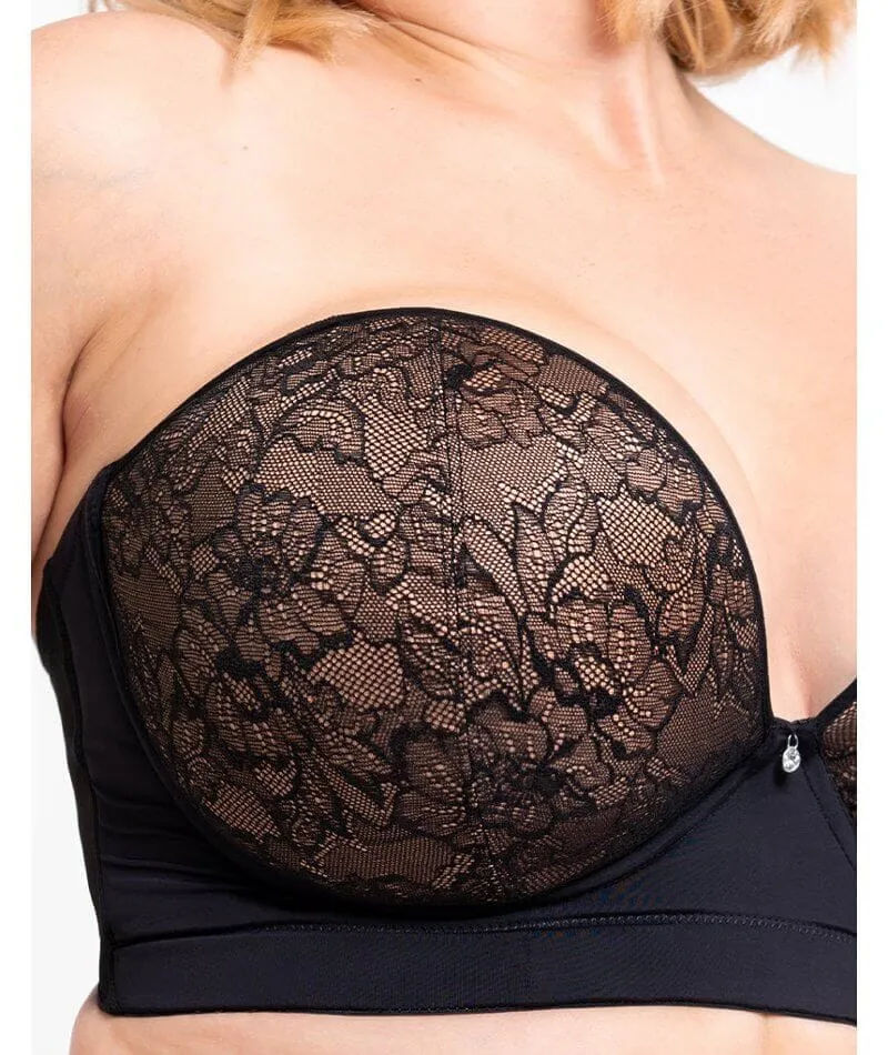 Curvy Kate Hey Girls Superplunge Strapless Bra - Black/Latte