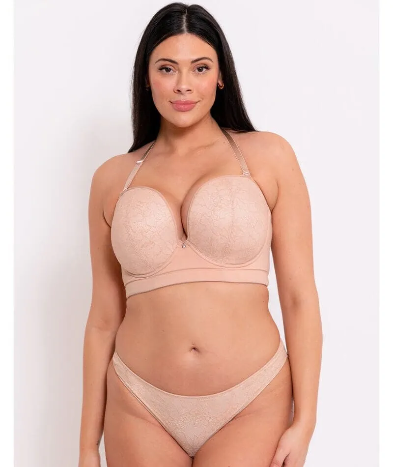 Curvy Kate Hey Girls Superplunge Strapless Bra - Latte